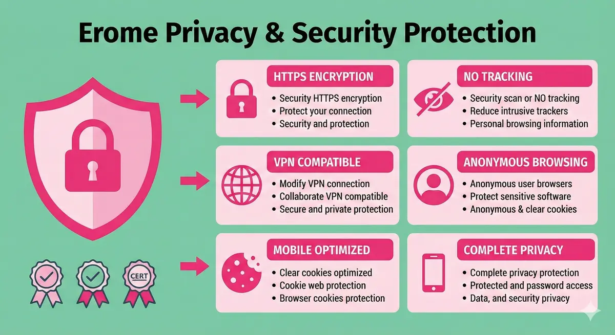 Erome privacy and security features for safe viewing of leaked videos